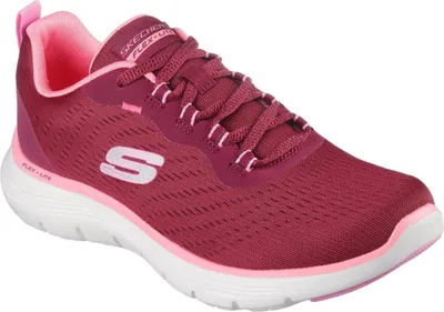 A single Skechers sneaker is shown from a side angle against a white background.