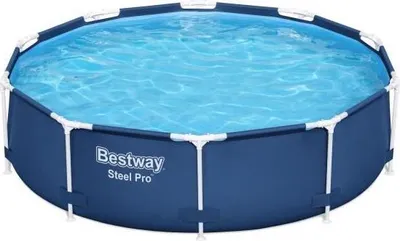 Immagine prodotto di Piscina fuori terra tubolare Bestway Steel Pro, 305 x 76 cm, rotonda, 4678 litri