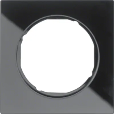 Produktbild von Berker 10112216 Rahmen Glas, schwarz Berker R.3