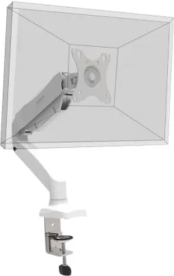 Obrázok produktu pre Port MONITOR ARM VESA SINGLE SCREEN WHITE
