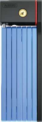 Produktbild von ABUS Faltschloss Bordo uGrip 5700K SH mit Halterung - Fahrradschloss mit 5 mm starken Stäben - ABUS-Sicherheitslevel 7 - 100 cm - Blau