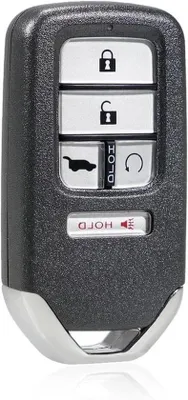 Productafbeelding van Afstandsbediening zonder sleutel – Reserve sleutelhouder voor auto – 433 MHz – KR5V2X – Zwart – Nabijheidssensor – 5 knoppen – Geschikt voor chip 47