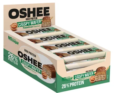 Immagine prodotto di Oshee Waffle proteico con ripieno al cacao e nocciole 37 g