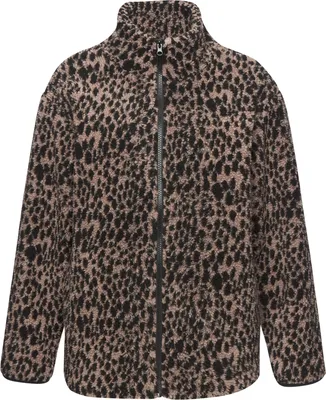 Produktbild von LASCANA Fleecejacke leo-braun Größe 44/46