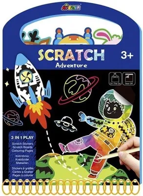 Produktbild von AVENIR Scratch Book – Adventure