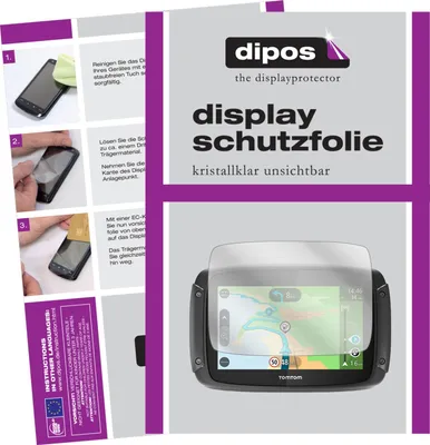 Produktbild von 3x Schutzfolie für TomTom Rider 420 klar Displayschutzfolie Folie Display Schutz dipos