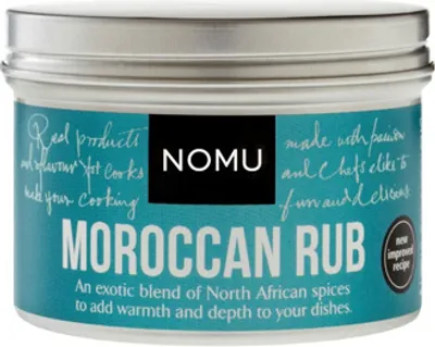 Immagine prodotto di Nomu Barbecue Rub Spezie "Moroccan" 65 g (miscela esotica)