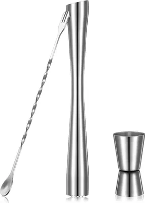 Produktbild von Cocktailmixerset aus Edelstahl - Barzubehör