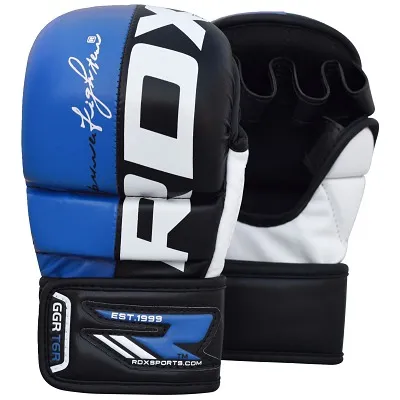 Produktbild von RDX Sport Sparring Handschuhe REX Blau T6