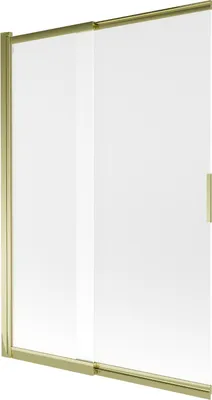Produktbild von Mexen Fox Duschwand 2-flügelig verschiebbar 120 x 150 cm, mattiert, gold - 891-120-002-50-30