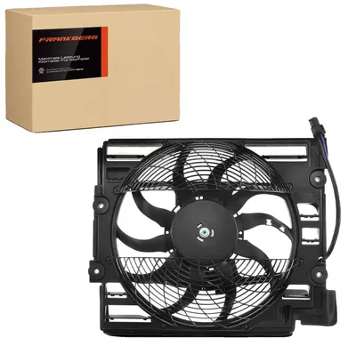 Zdjęcie produktu dla Wentylatory chłodzące silnikiem, średnica 402 mm, napięcie 12 V, moc znamionowa 300 W, 10 łopatek, 3 złącza