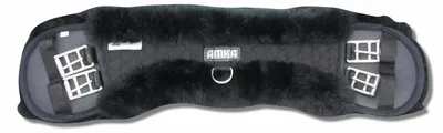 Produktbild von AMKA Sattelgurt Kurzgurt Dressurgurt aus Lammfell anatomisch Mondgurt in 55