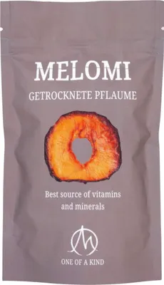 Produktbild von Getrocknete Pflaumen Scheiben 70 g – Snack & Trockenfrüchte von Melomi