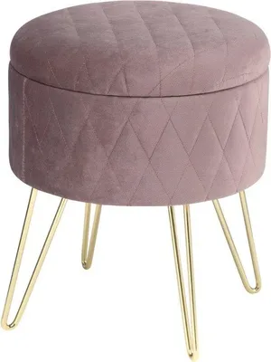 Produktbild von Famanu Hocker mit Stauraum - Rosé