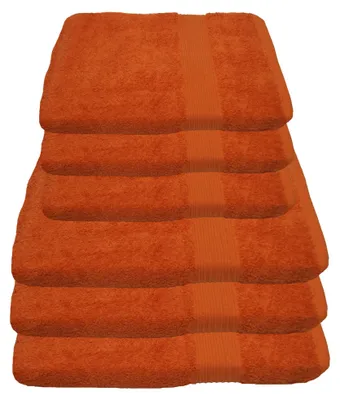 Produktbild von Julie Julsen Handtuch Set Terrakotta,Set:6 tlg. 3 Badetücher 3 Handtücher