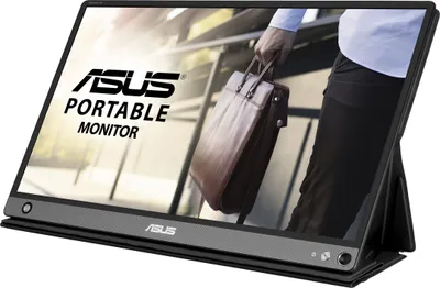 Produktbild von ASUS ZenScreen MB16AHP, 39,6 cm (15.6"), 1920 x 1080 Pixel, Full HD, LED, 5 ms, Schwarz