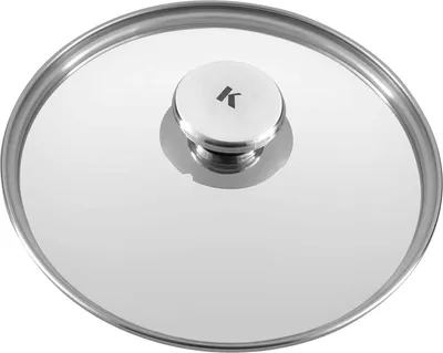 Produktbild von KLAMER Pfannendeckel 20 cm, Edelstahl Universal-Pfannendeckel für Pfannen und Töpfe, Glasdeckel spülmaschinengeeignet mit Überlaufschutz, Topfdeckel