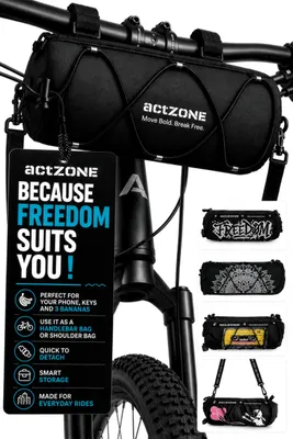 Imagen del producto de Bolsa impermeable para bicicleta, de 20 x 10 cm, ideal para bicicletas de montaña (MTB) y de carretera
