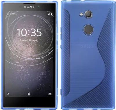 Produktbild von Sony Xperia L2 Handy Silikon Schutzhülle Cover Case Blau