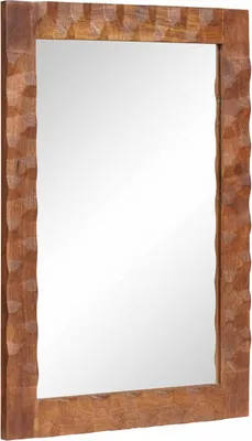 Image de Miroir de salle de bain Finition Acacia Brun 50 x 70 x 2,5 cm
