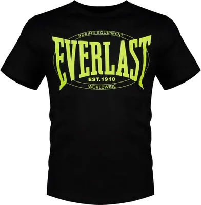 Produktbild von Everlast Jersey Kurzarm-t-shirt Schwarz L Herren Schwarz L