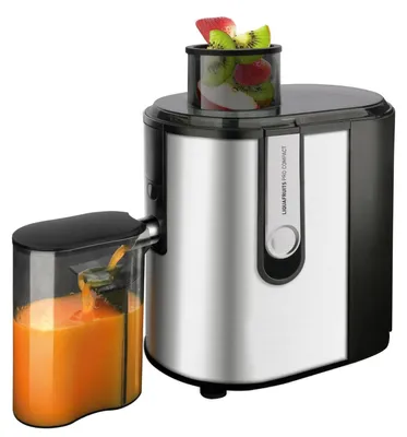 Saftzentrifuge 600 W, 65 mm Schacht, 2 Stufen, 1,2 L Tresterbehälter