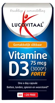 Produktbild von Vitamin D3 75 mcg 80 Kapseln