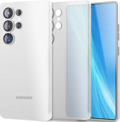 Image de NALIA Phantom pour Samsung Galaxy S25 Ultra - 0,3mm Slim Cover - Blanc Transparent