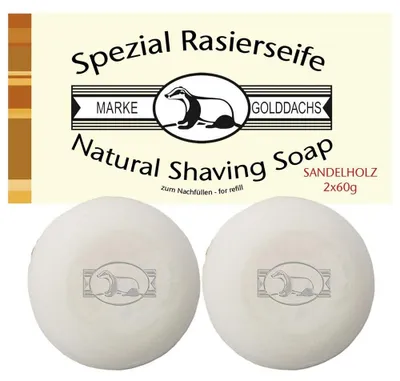 Productafbeelding van Scheerschuim, 2 x 60 gram, sandelhoutgeur, sandelhout