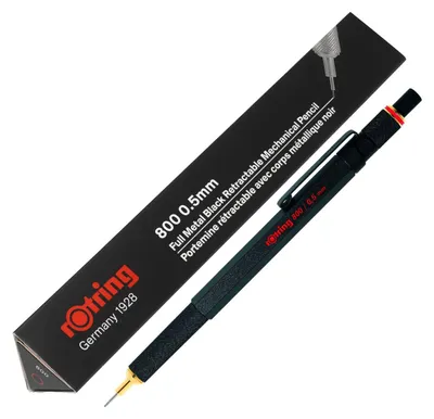 Immagine prodotto di ROTRING Feinminenstift 800 Schwarz 0,5 Geschenkbox