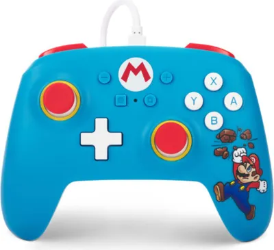 Produktbild von PowerA NSGP0198-01, Gamepad, Nintendo Switch, Nintendo Switch OLED, Analog, Kabelgebunden, USB, Mikro-USB