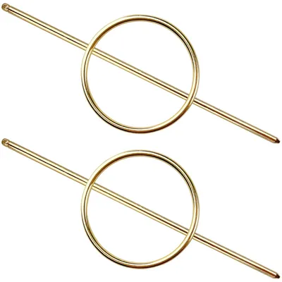 Productafbeelding van Geometrische Haarspeld - Goudkleurig - Voor Alle Haartypes