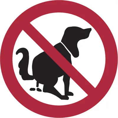 Produktbild von Dreifke® Aufkleber Verbotsschild, Hier kein Hundeklo - praxisbewährt | 200mm,...