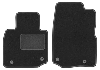 Image de Tapis avant en moquette pour Mazda MX-30 2020- (crossover) – 2 pièces, gris graphite, sur mesure – Wielganizator LUX