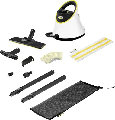 Image de Nettoyeur à vapeur Kärcher, 1 500 watts, pression de vapeur de 3,2 bars, réglage de la vapeur sur la poignée, réservoir d'eau de 1 l (1.513-400.0)