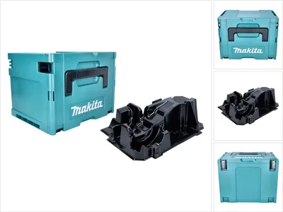 Image de Makita Makpac 4 system Coffret 395 x 295 x 315 mm + insert assorti pour DGA 511 /513 / 514 / 515 / 517 /519 et DHR 243