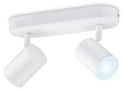 Produktbild von LED-Deckenleuchte Dimmbar CCT Wählbar Smart WiFi+Bluetooth 4.9W Zwei Strahler WiZ Imageo Weiß