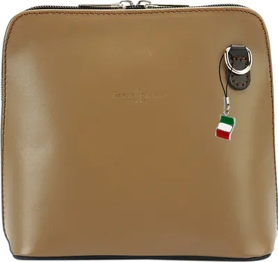 Produktbild von Florence Damen Abendtasche Leder taupe braun OTF109C