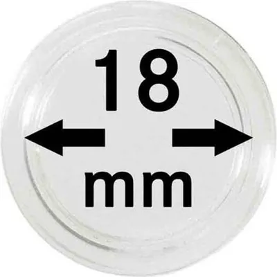 Produktbild von Lindner 2251018 Münzkapseln 18 mm-100er Pack