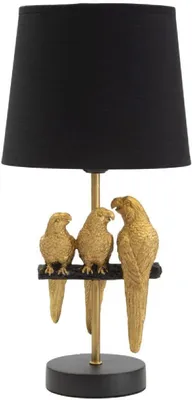 Immagine prodotto di FURNLUX Lampada da tavolo Parrot Black 20cm / Colore principale: Nero / Dimensioni: 20 x 39 x 20 cm