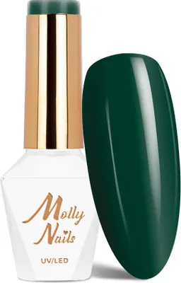 Immagine prodotto di Molly Nails Green Party Smalto ibrido verde scuro senza HEMA/Di-HEMA, 8 g, n. 88