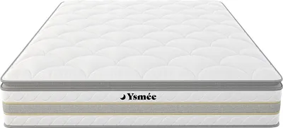 Produktbild von Taschenfederkernmatratze mit Übermatratze - 1 Zone - Härtegrad 2 - 140 x 190 cm - CANTERBURY von YSMÉE