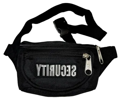 Produktbild von Bauchtasche Security in schwarz I Gürteltasche Hüfttasche Waist Hip Bag