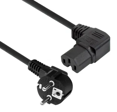 Immagine prodotto di ACT AK5349, 1 m, CEE7/7, IEC C15, H05RN-F, 250 V, 10 A