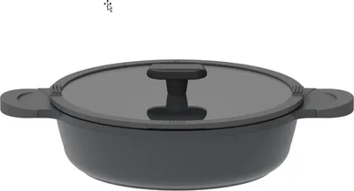 Produktbild von Mulex HAPPY Servierpfanne 28 cm blackline mit Deckel