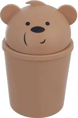 Produktbild von ORION Mülleimer Abfalleimer MINI für Badezimmer Papierkorb BÄR 1,5l