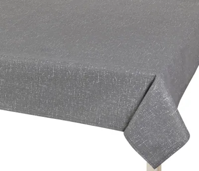 Produktbild von Tischtuch Lada - 100x100 cm - Grau,Weiß