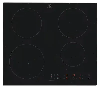 Obrázok produktu pre Electrolux EIT60433CT, Čierna, Vstavaný, 60 cm, Indukčná varná doska so zónami, Sklokeramická, 4 zone(s)