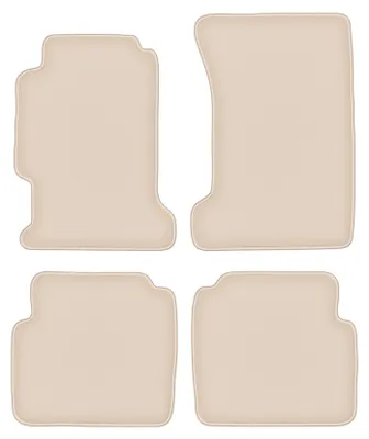 Produktbild von DURBAN Beige Velours-Fußmatten-Set für Honda Accord V Kombi, Limousine (1993-1997)