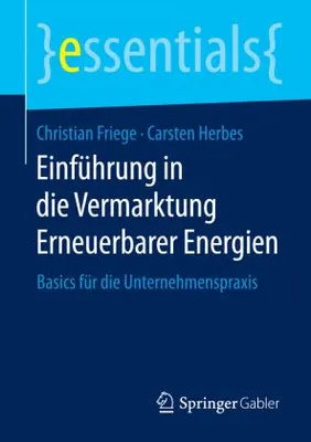 Obrázek produktu pro Einführung in die Vermarktung Erneuerbarer Energien